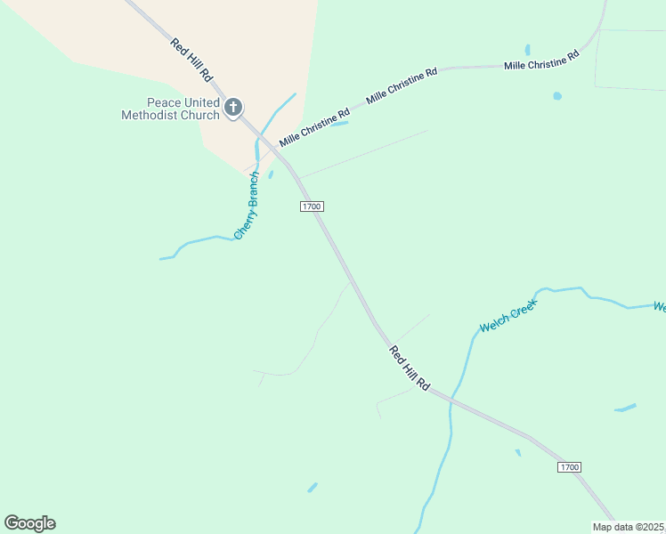 map of restaurants, bars, coffee shops, grocery stores, and more near 5371 Red Hill Road in Whiteville