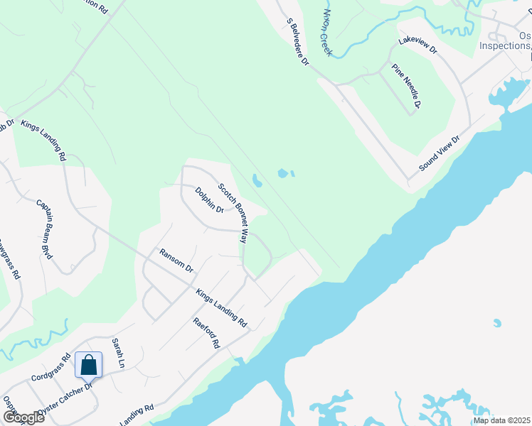 map of restaurants, bars, coffee shops, grocery stores, and more near 876 Avila Drive in Hampstead