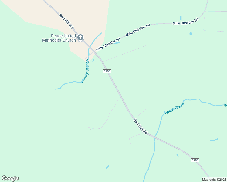 map of restaurants, bars, coffee shops, grocery stores, and more near 5371 Red Hill Road in Whiteville