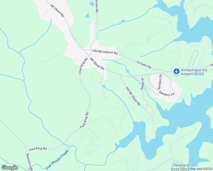 map of restaurants, bars, coffee shops, grocery stores, and more near 12 Topher Street in Hartwell