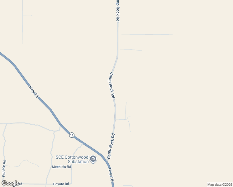 map of restaurants, bars, coffee shops, grocery stores, and more near 7077 Camp Rock Road in Lucerne Valley