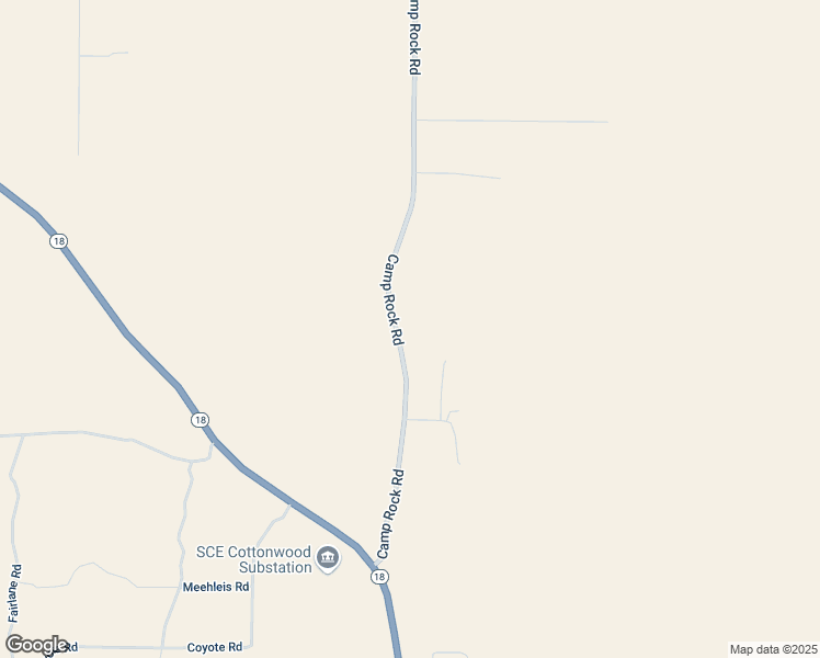 map of restaurants, bars, coffee shops, grocery stores, and more near 7077 Camp Rock Road in Lucerne Valley