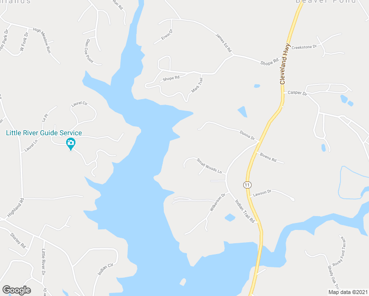 map of restaurants, bars, coffee shops, grocery stores, and more near 3370 Small Woods Lane in Gainesville