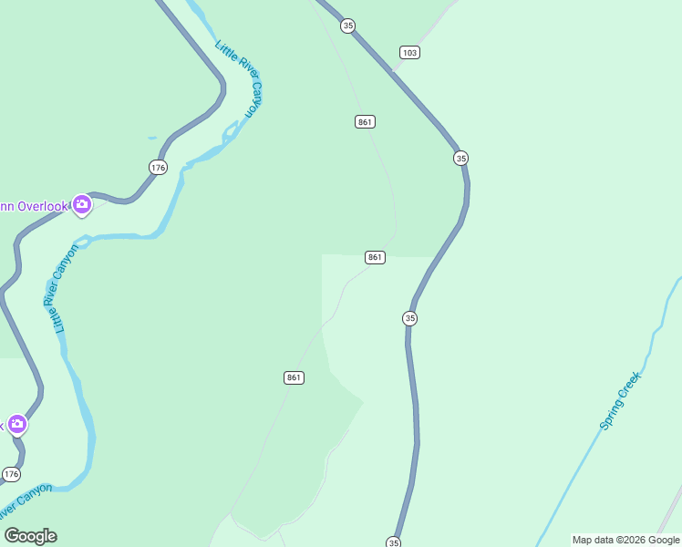 map of restaurants, bars, coffee shops, grocery stores, and more near 4115 County Road 861 in Gaylesville