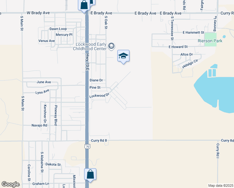 map of restaurants, bars, coffee shops, grocery stores, and more near 201 Mimosa in Clovis