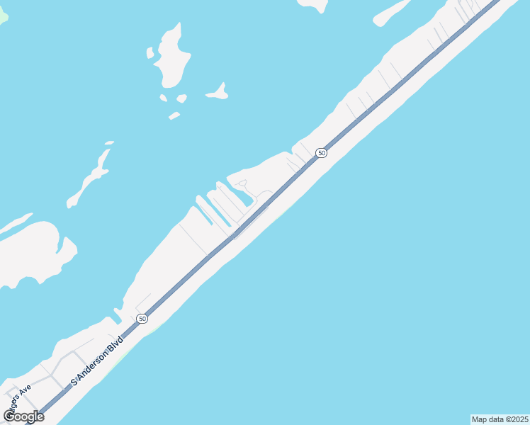 map of restaurants, bars, coffee shops, grocery stores, and more near Bumble Bee Court in Topsail Beach