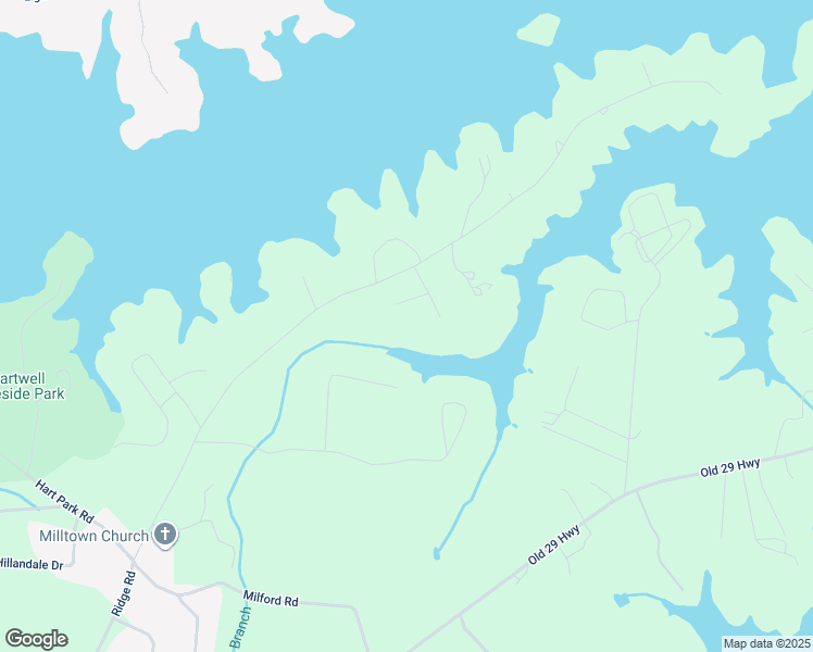 map of restaurants, bars, coffee shops, grocery stores, and more near 65 Joy Lane in Hartwell