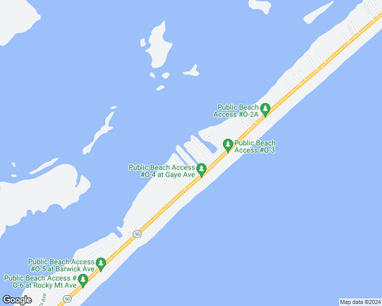 map of restaurants, bars, coffee shops, grocery stores, and more near Tower Court in Topsail Beach