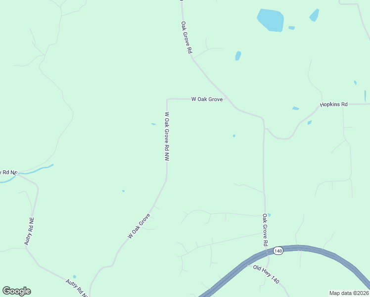 map of restaurants, bars, coffee shops, grocery stores, and more near 316 Oak Grove Road in Adairsville