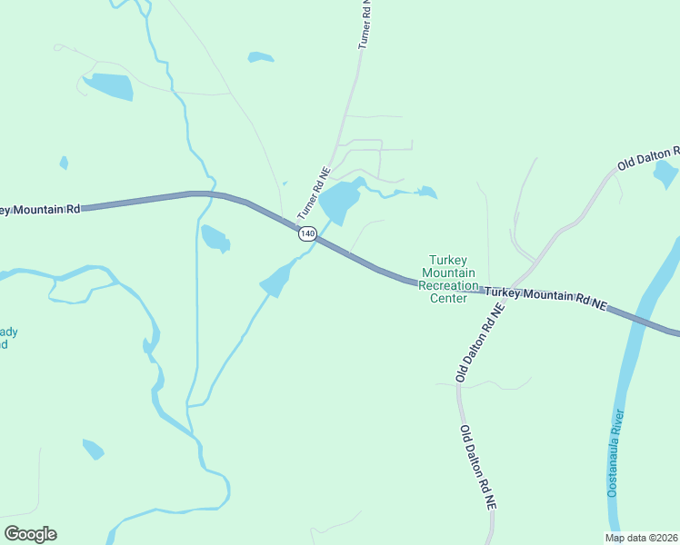 map of restaurants, bars, coffee shops, grocery stores, and more near 1228 Turkey Mountain Road Northeast in Rome