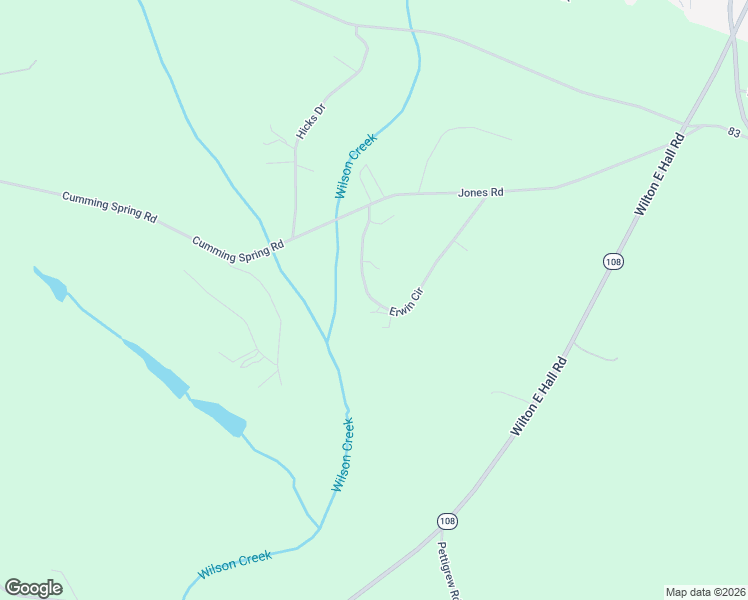 map of restaurants, bars, coffee shops, grocery stores, and more near 204 Erwin Circle in Starr