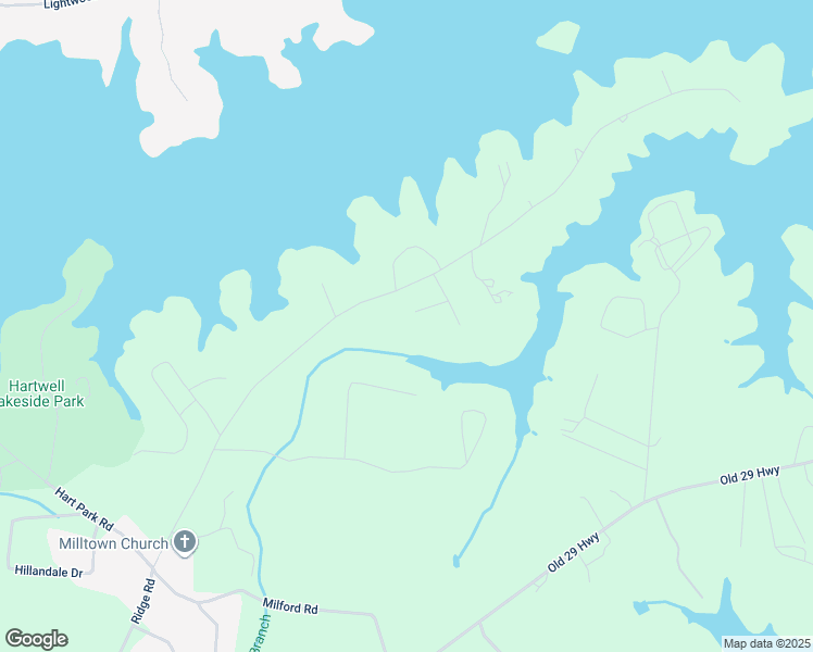 map of restaurants, bars, coffee shops, grocery stores, and more near 65 Joy Lane in Hartwell