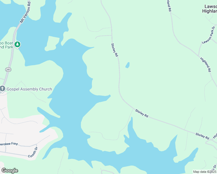 map of restaurants, bars, coffee shops, grocery stores, and more near 4638 Shirley Road in Gainesville