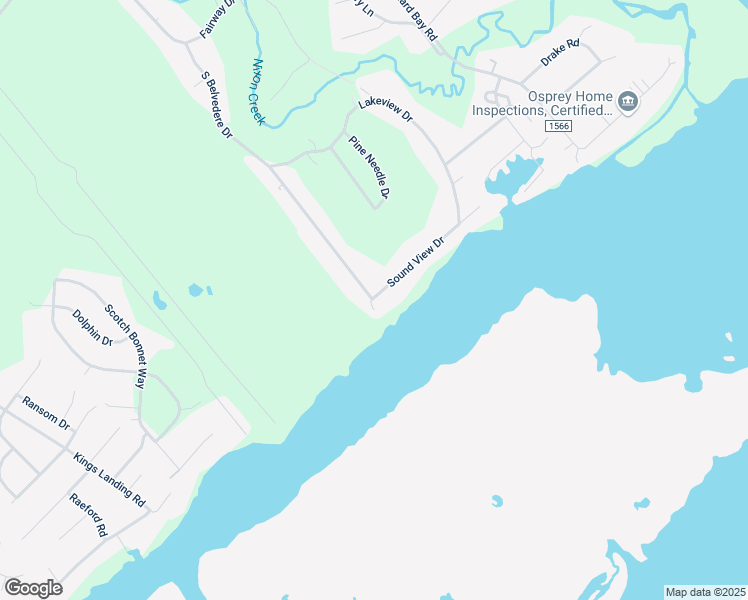 map of restaurants, bars, coffee shops, grocery stores, and more near 99 Sound View Drive in Hampstead