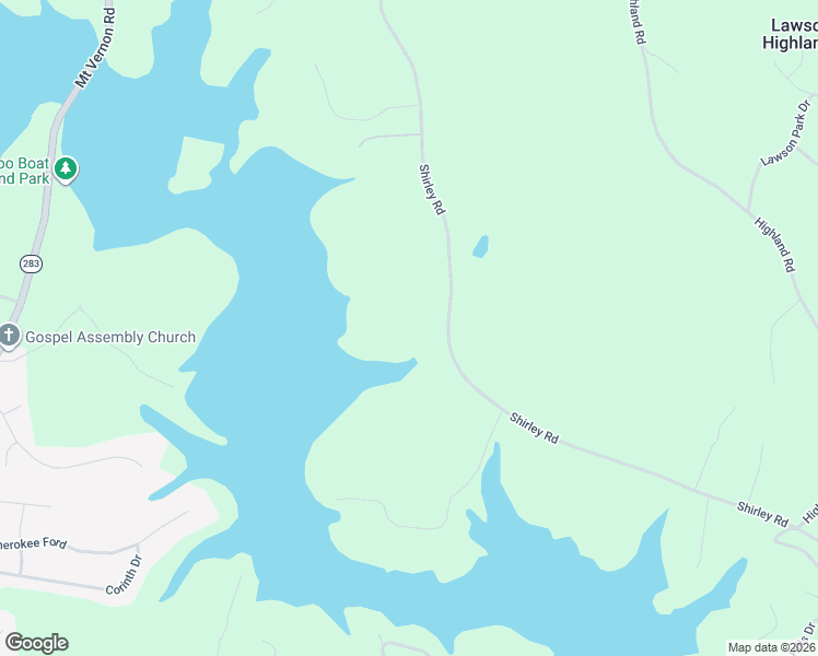 map of restaurants, bars, coffee shops, grocery stores, and more near 4531 Shirley Road in Gainesville