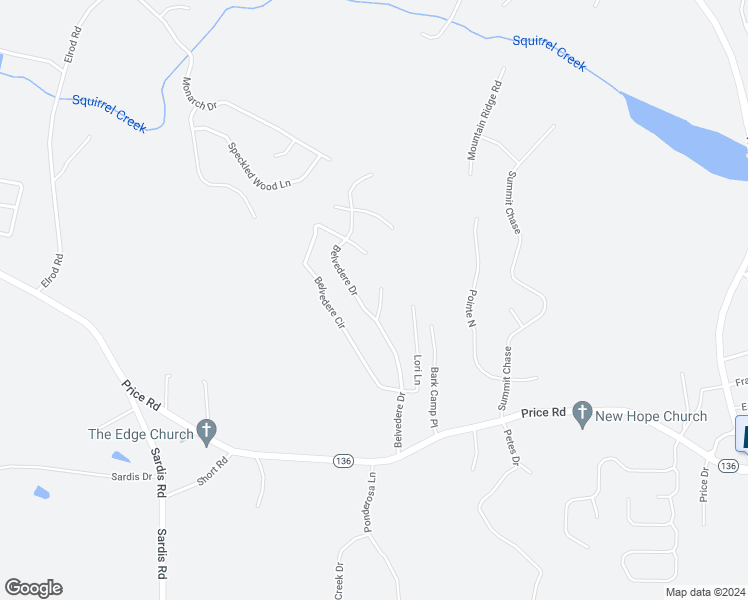 map of restaurants, bars, coffee shops, grocery stores, and more near 4113 Winkler Way in Gainesville