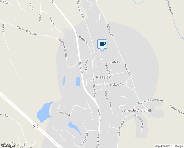 map of restaurants, bars, coffee shops, grocery stores, and more near 1962 Kennesaw Avenue in Nelson