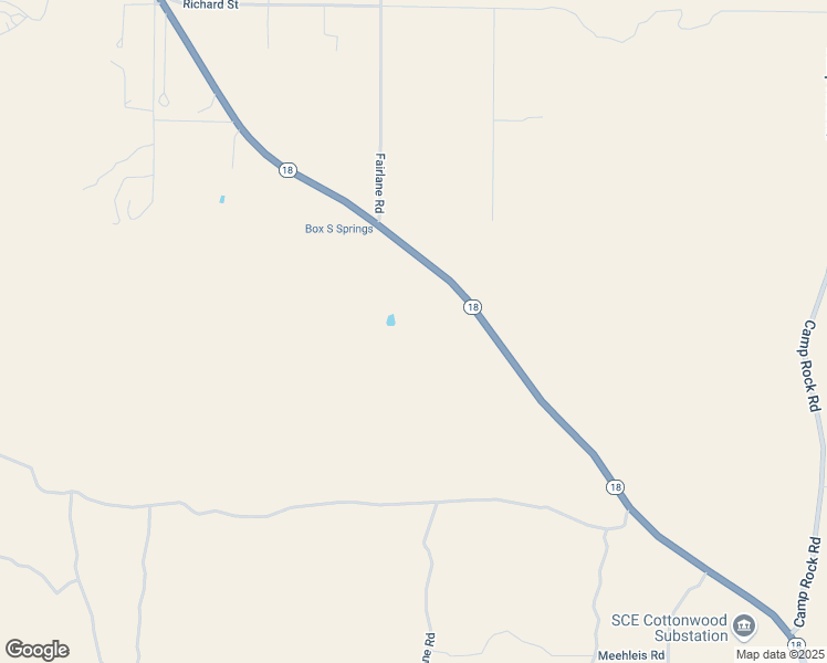 map of restaurants, bars, coffee shops, grocery stores, and more near 38450 California 18 in Lucerne Valley