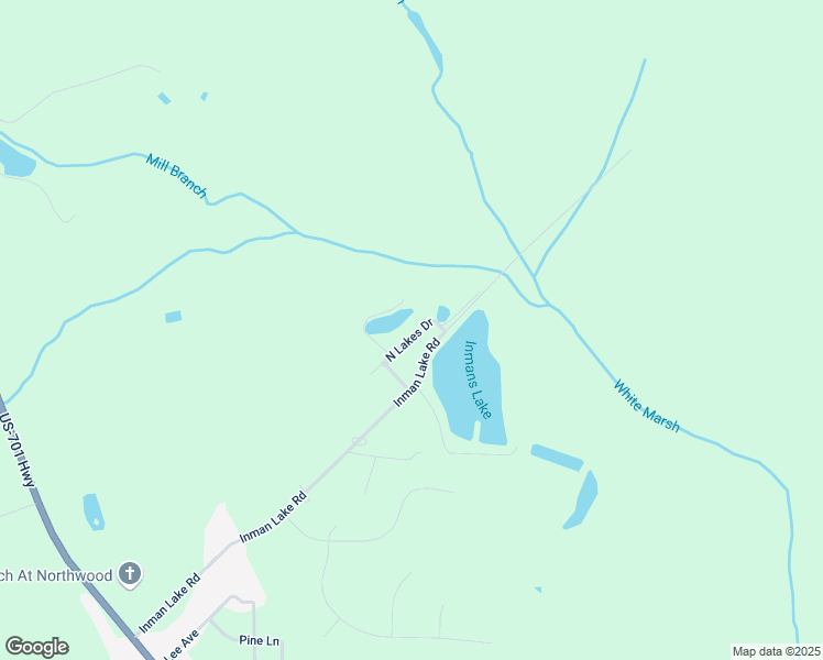 map of restaurants, bars, coffee shops, grocery stores, and more near 191 North Lakes Drive in Whiteville