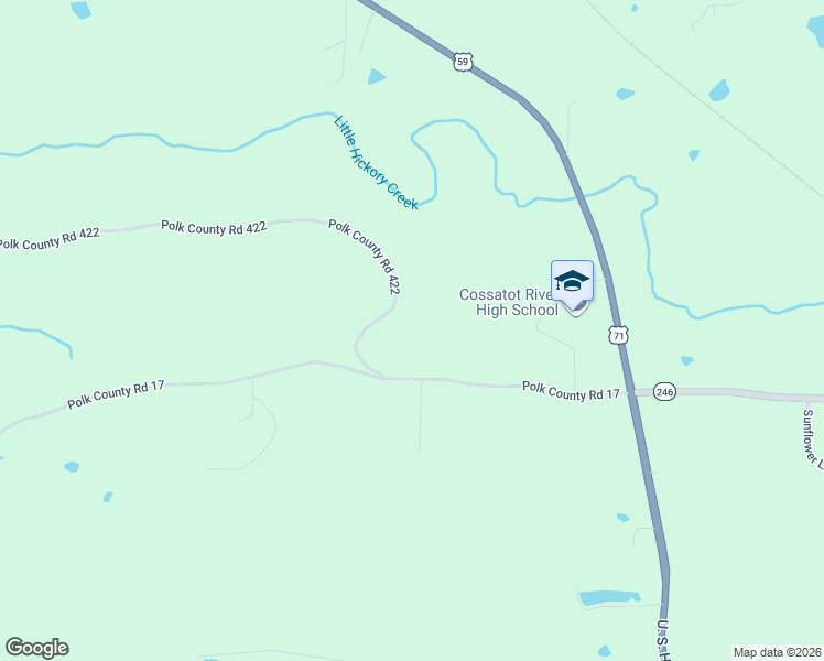 map of restaurants, bars, coffee shops, grocery stores, and more near 180 Polk Road 17 in Hatton