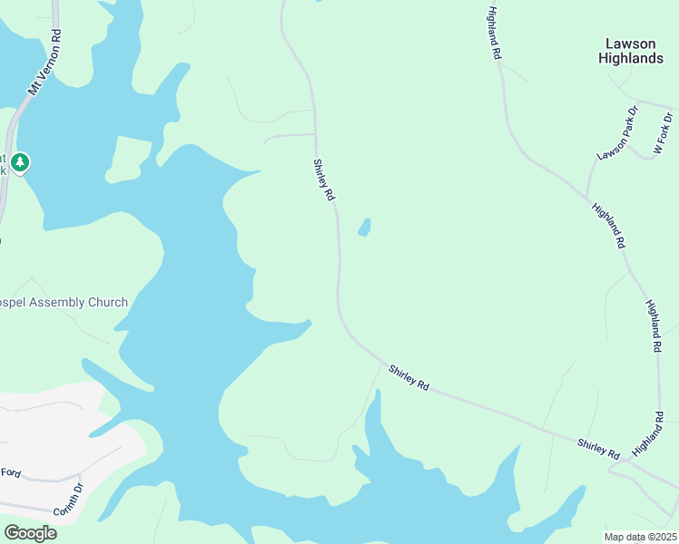 map of restaurants, bars, coffee shops, grocery stores, and more near 4638 Shirley Road in Gainesville