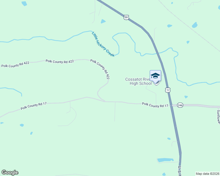 map of restaurants, bars, coffee shops, grocery stores, and more near 180 Polk Road 17 in Hatton