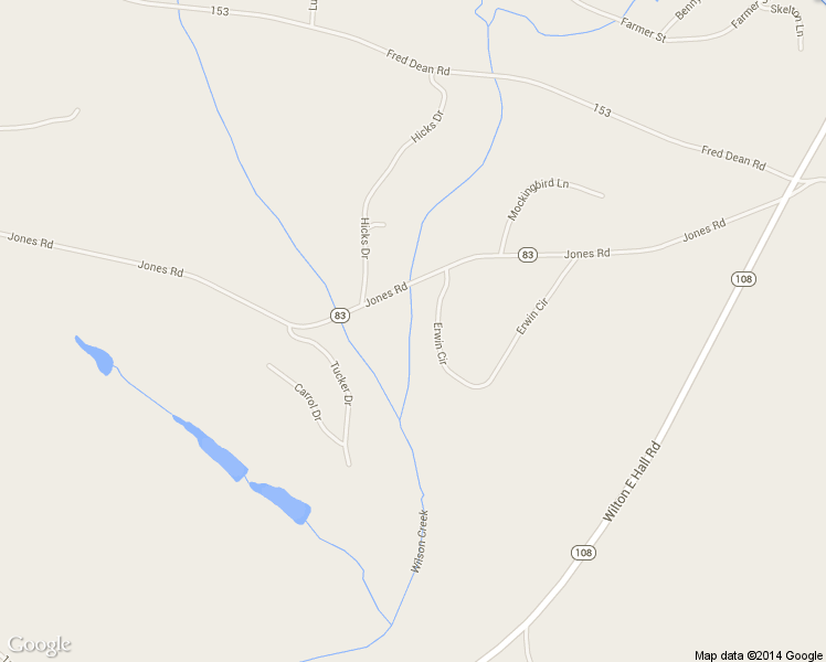 map of restaurants, bars, coffee shops, grocery stores, and more near 140 Erwin Circle in Starr