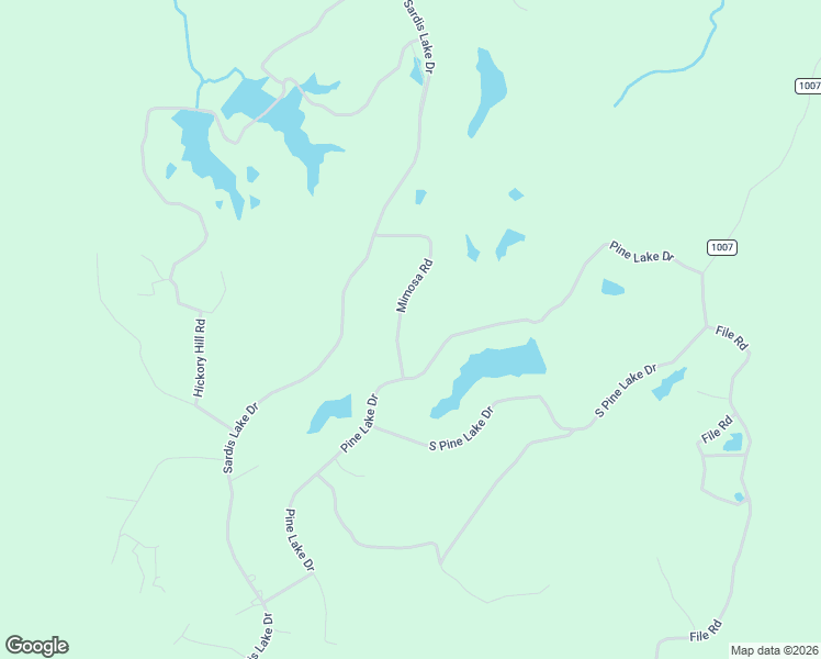 map of restaurants, bars, coffee shops, grocery stores, and more near 122 Mimosa Road in Batesville