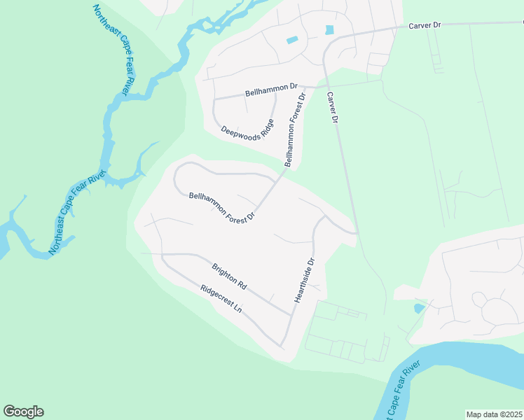 map of restaurants, bars, coffee shops, grocery stores, and more near 220 Bellhammon Forest Drive in Rocky Point