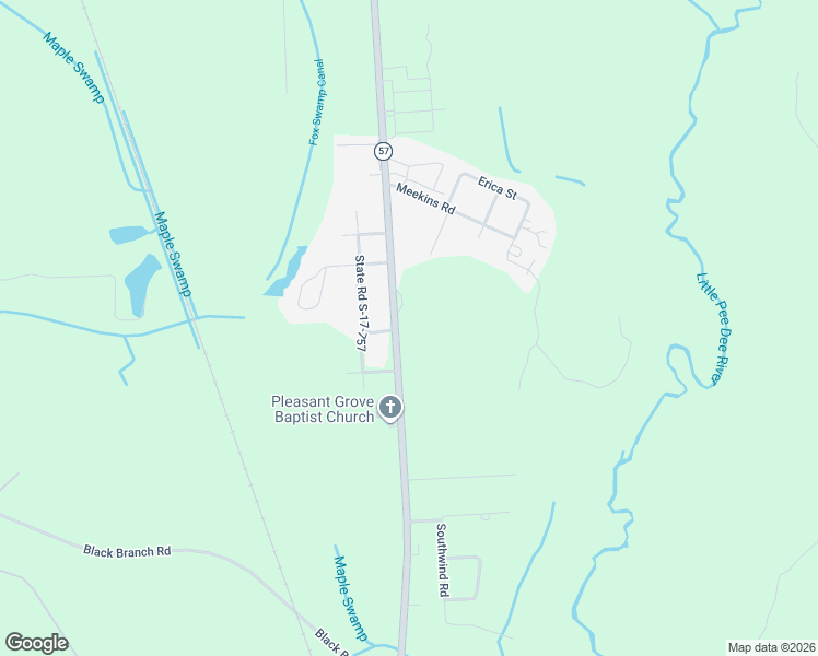 map of restaurants, bars, coffee shops, grocery stores, and more near 1518-1530 Highway 57 in Dillon