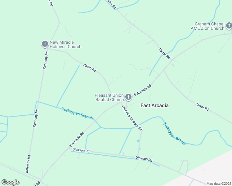 map of restaurants, bars, coffee shops, grocery stores, and more near Smith Street in Bladenboro