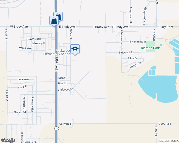 map of restaurants, bars, coffee shops, grocery stores, and more near 400 Lockwood Drive in Clovis