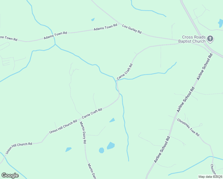 map of restaurants, bars, coffee shops, grocery stores, and more near 830 Carrie Craft Road in Bowersville