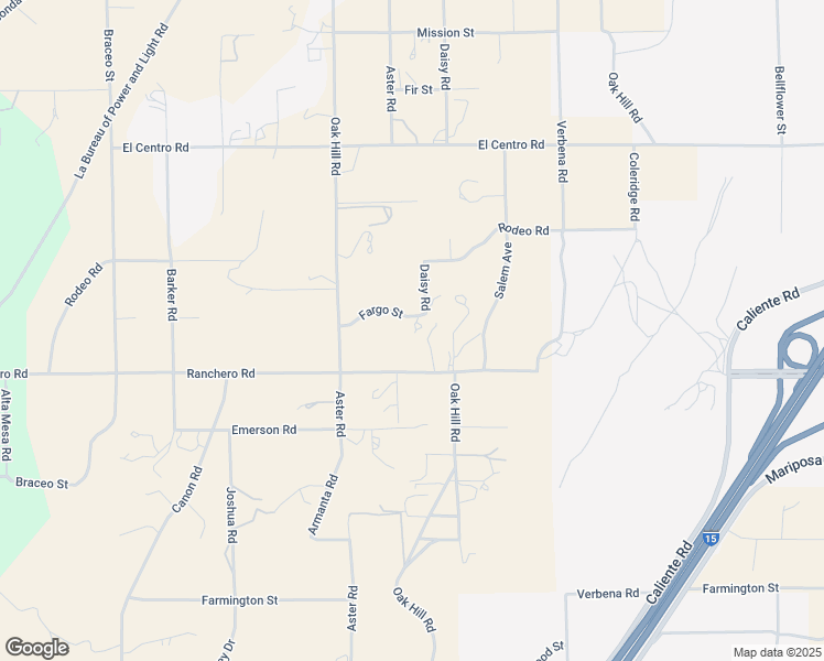map of restaurants, bars, coffee shops, grocery stores, and more near 10639 Fargo Street in Hesperia
