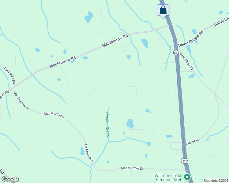 map of restaurants, bars, coffee shops, grocery stores, and more near 528 Chambers Road in Arab