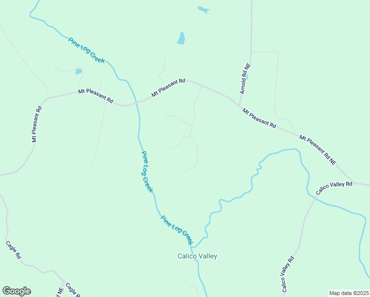 map of restaurants, bars, coffee shops, grocery stores, and more near 16 Mountain Creek Trail Northeast in Fairmount