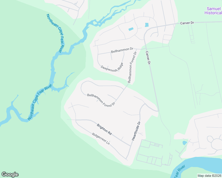 map of restaurants, bars, coffee shops, grocery stores, and more near 143 Bellhammon Forest Drive in Rocky Point