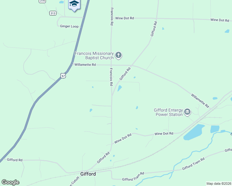 map of restaurants, bars, coffee shops, grocery stores, and more near 1590 Gifford Road in Malvern