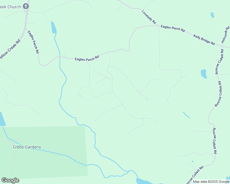 map of restaurants, bars, coffee shops, grocery stores, and more near 304 Eagles Nest Trail in Ball Ground