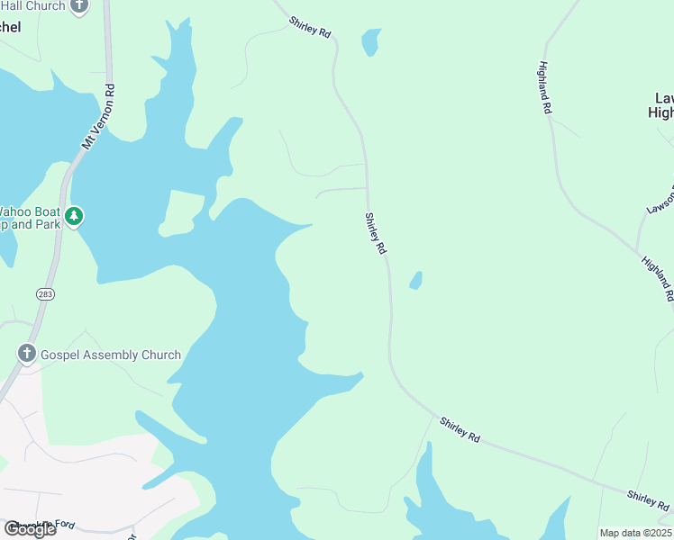 map of restaurants, bars, coffee shops, grocery stores, and more near 4564 Shirley Road in Gainesville