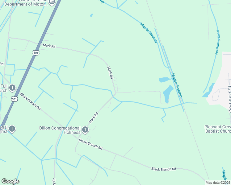 map of restaurants, bars, coffee shops, grocery stores, and more near 662 Mark Road in Dillon