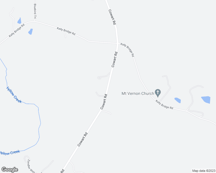 map of restaurants, bars, coffee shops, grocery stores, and more near Cowart Road in Dawsonville