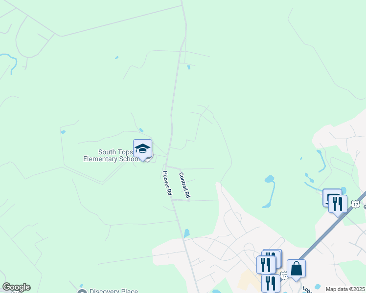 map of restaurants, bars, coffee shops, grocery stores, and more near 92 Cobbler Way in Hampstead