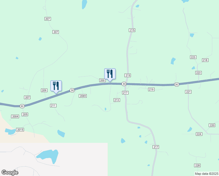 map of restaurants, bars, coffee shops, grocery stores, and more near 100 Oakwood Acres in Oxford