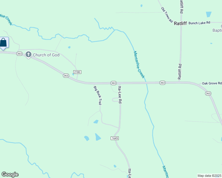 map of restaurants, bars, coffee shops, grocery stores, and more near 794 Ita-Lee Road in Guntown
