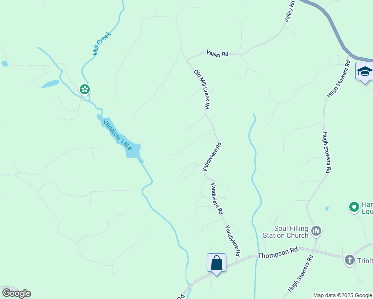 map of restaurants, bars, coffee shops, grocery stores, and more near 152 Parkwood Drive in Dawsonville