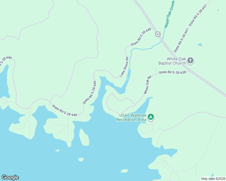 map of restaurants, bars, coffee shops, grocery stores, and more near 1989 White Oak Road in Camden