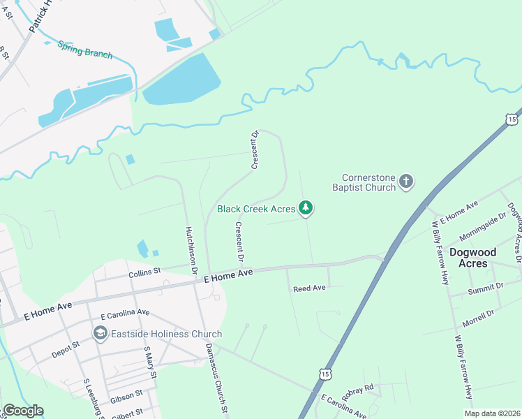 map of restaurants, bars, coffee shops, grocery stores, and more near 920 Crescent Drive in Hartsville