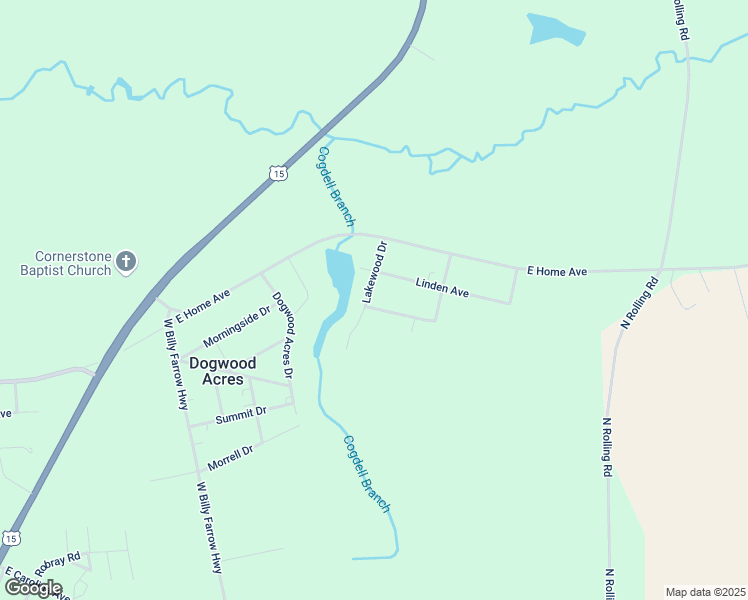 map of restaurants, bars, coffee shops, grocery stores, and more near 505 Lakewood Drive in Hartsville