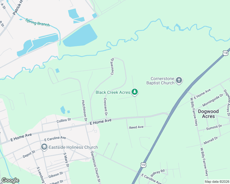 map of restaurants, bars, coffee shops, grocery stores, and more near 920 Crescent Drive in Hartsville